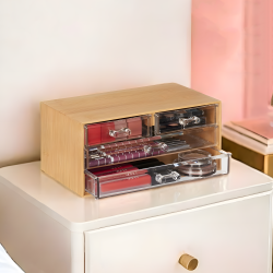 Acrylic And Wooden Organizer